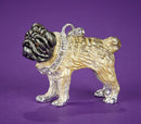Pug and Bone Brooch