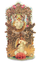 Antique German Pop-Up Angel Card