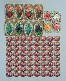 Old Store Stock Spring Flowers Scrap Set A