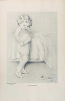 Copy of Original 1920s Lithographs of Children by Bessie Pease Gutmann, Rosebud