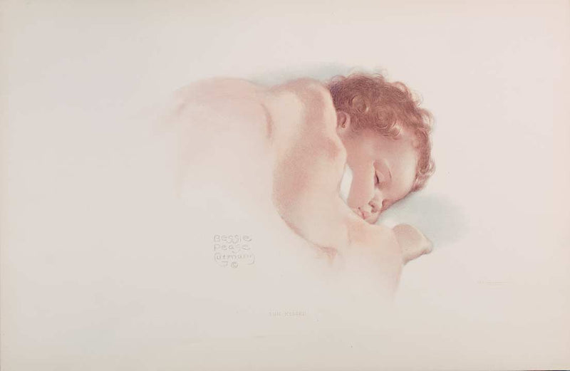 Original Sun Kissed Lithograph Print by Bessie Pease Gutmann