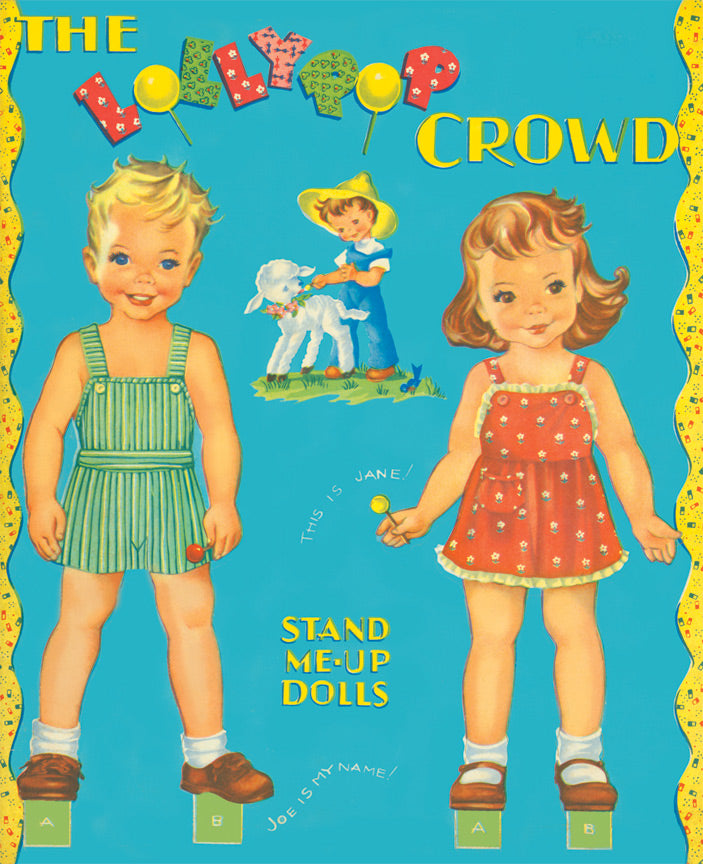 Lollypop Crowd Paper Doll Book