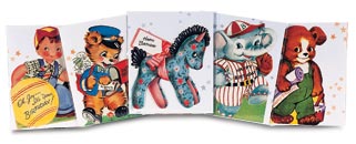 Set of 5 Birthday Cards with Envelopes