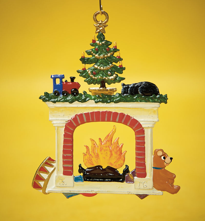 Cozy Fireplace Ornament