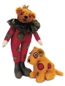 Clownie Bear And Pup by Jacqueline Wright