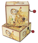 Making Music, a Wooden Hand Wound Music Box