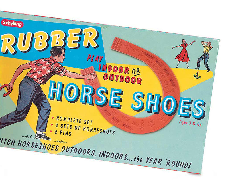 1950's Style Rubber Horse Shoes