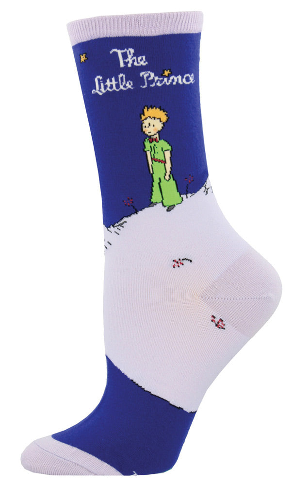 Little Prince Blue Cotton Socks