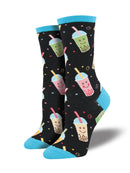 Feeling Bubbly Women's Cotton Crew Socks