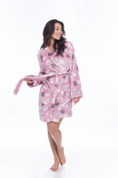 PINK BLACK-SHEEP BATHROBE