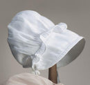 White Cotton Sunbonnet