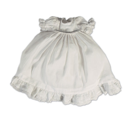 White Cotton Baby Gown