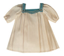Cream Twill Sailor Dress With Undergarments