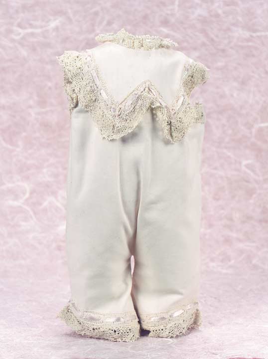 Large Lace-Edged Cotton Teddy Undergarment