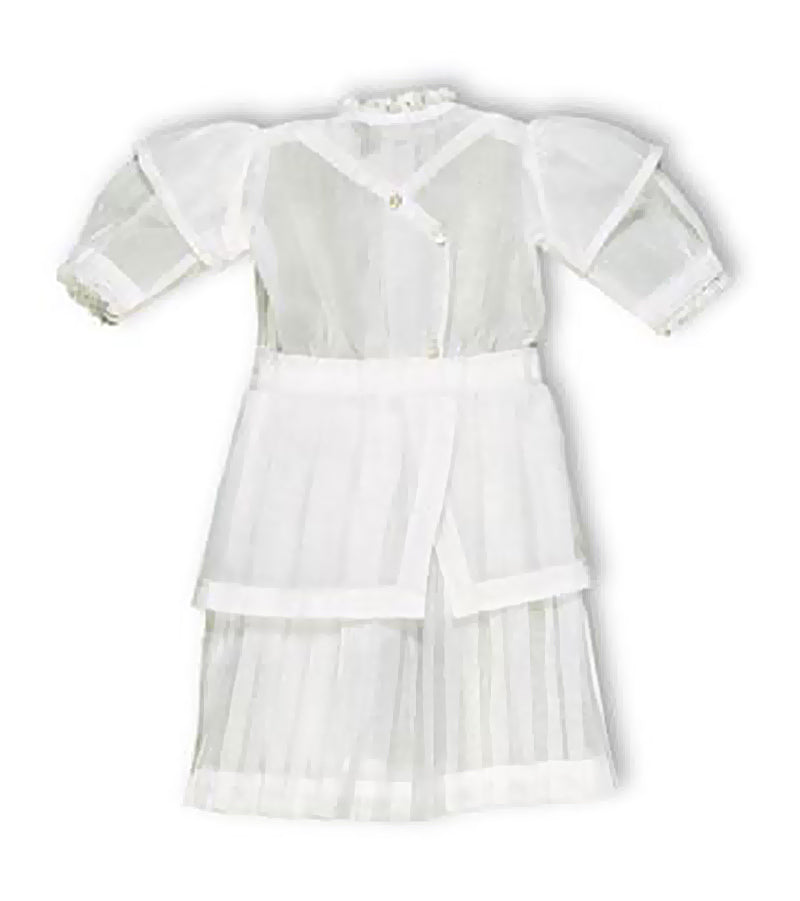White Organdy Cotton Dress