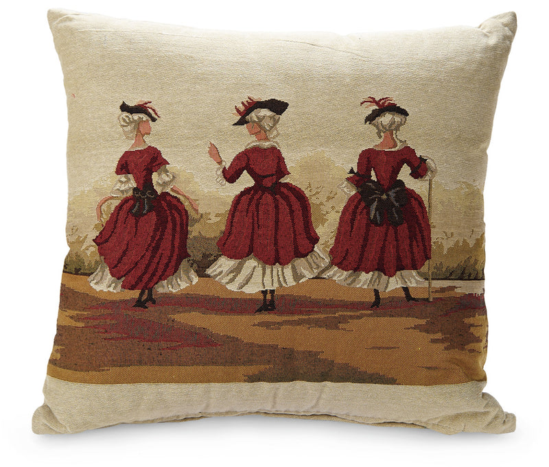Colonial Ladies Pillow