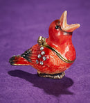 Holly Cardinal Trinket Box