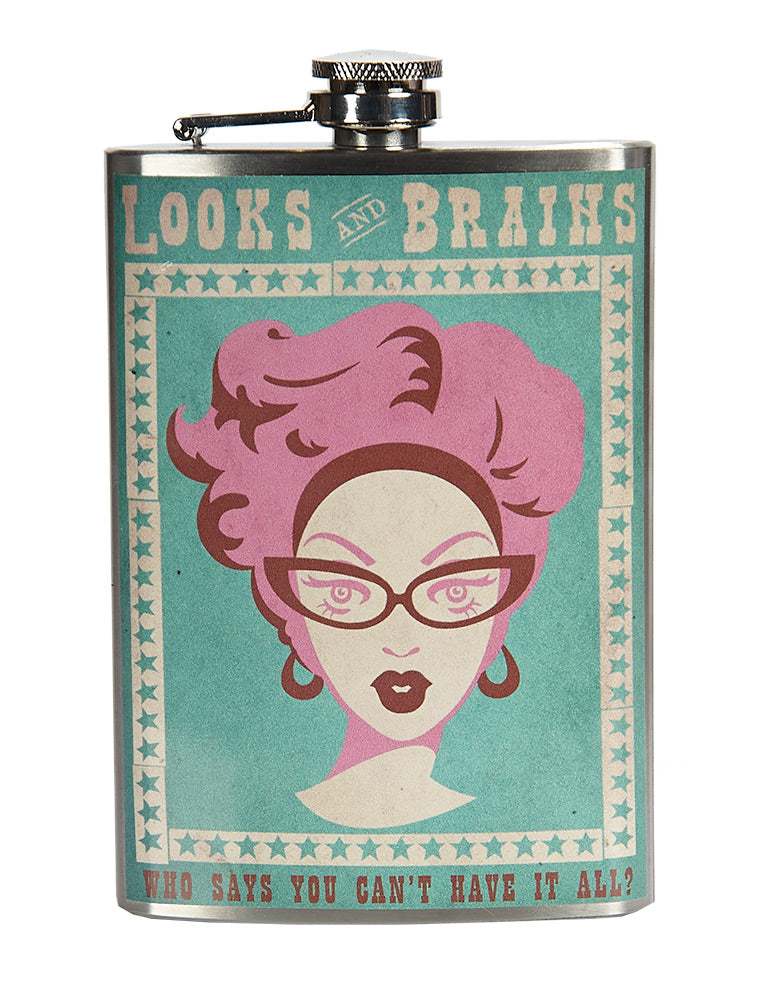 Looks and Brains Flask