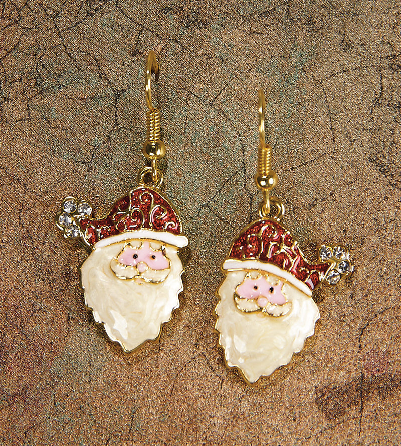 Santa Earrings