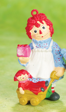 Raggedy Ann with her presents Ornament