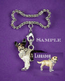 Labrador Retriever and Bone Brooch