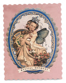 Rose Bouquet With Tiara Pin