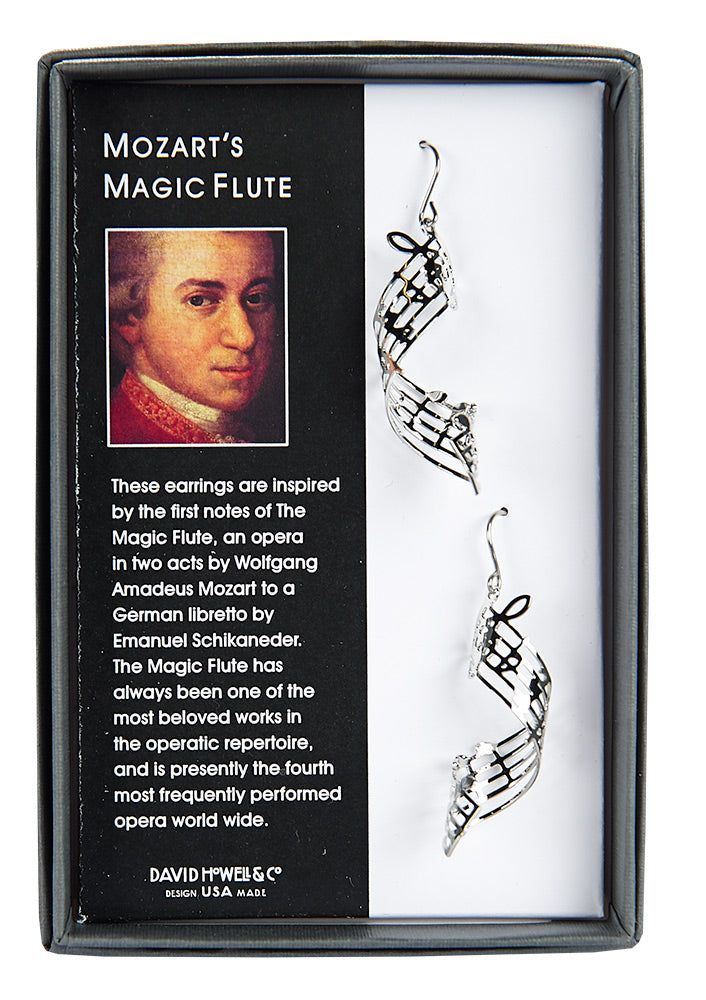 Mozart's Magic Flute Earrings