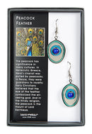 Peacock Feather Earrings