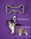 Mini-Schnauzer and Bone Brooch