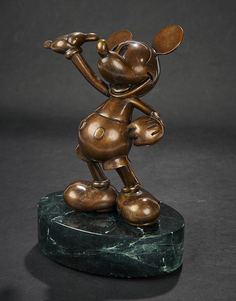 BRONZE MICKEY A MOUSE IN A MILLION a CHILMARK DISNEY SCULPTURE
