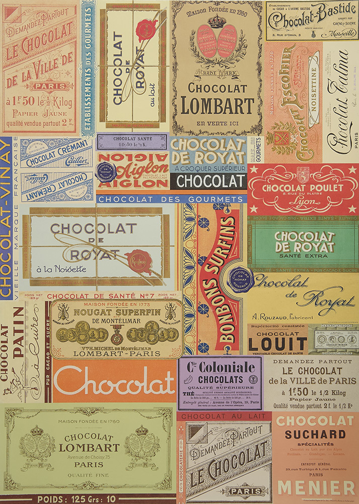 Chocolates and Coffee Wrap Paper/Poster
