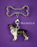 Bulldog and Bone Brooch