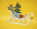 Sleigh of Gifts Pewter Ornament
