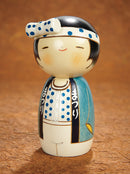 Costumed Brother Wooden Kokeshi Doll