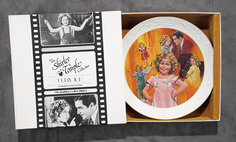 Curly Top Limited Edition Collector's Plate from Shirley Temple's Personal Archives