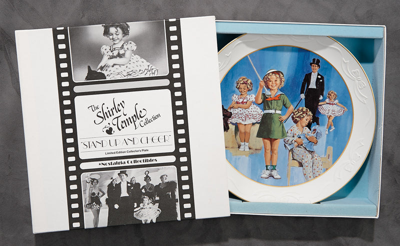 Stand Up and Cheer Limited Edition Collector's Plate from Shirley Temple's Personal Archives