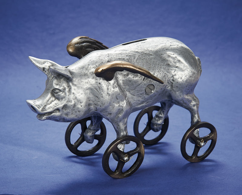 Flying Pig Bank by Scott Nelles