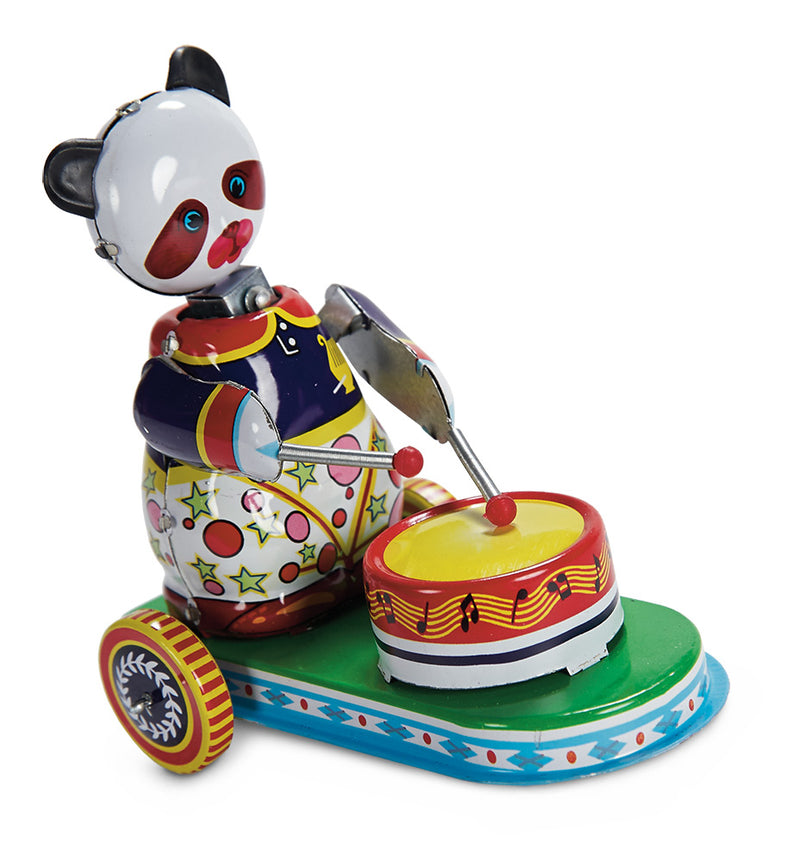 Drummer Panda, a Key Wind Tin Toy