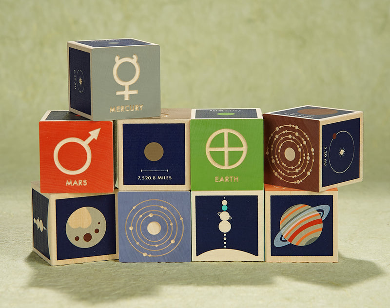 The Planets Wooden Blocks