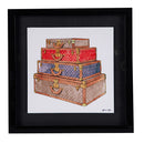 Royal Luggage Fashion Sketch Framed Print